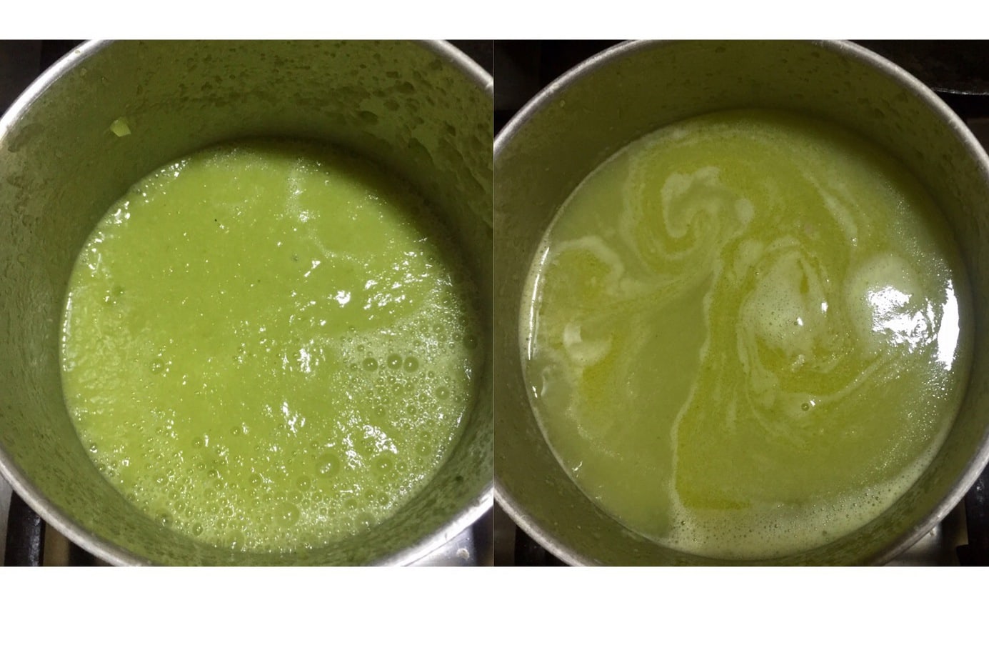 Blend cucumber for soup