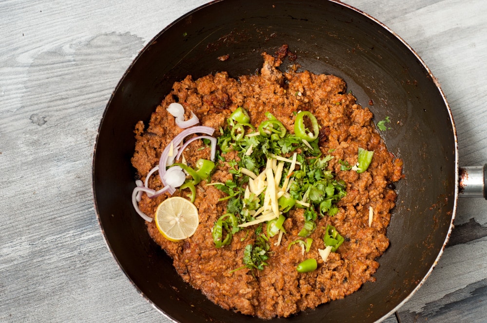 Pakistani Bhuna Mutton Keema RecipeStep by step