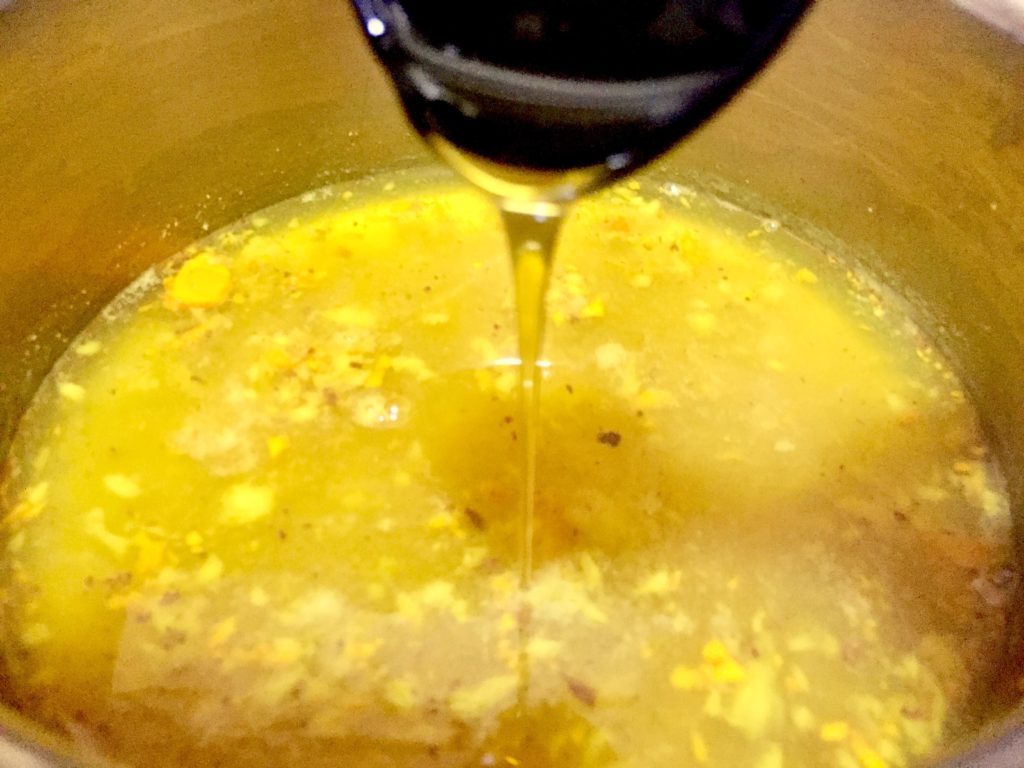 Add honey and lemon juice.