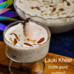 Lauki ki kheer served in a ice cream cup.