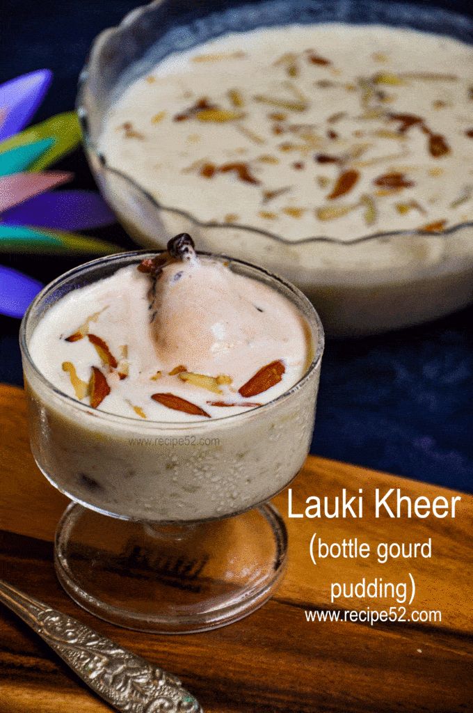 Lauki ki kheer served in a ice cream cup.