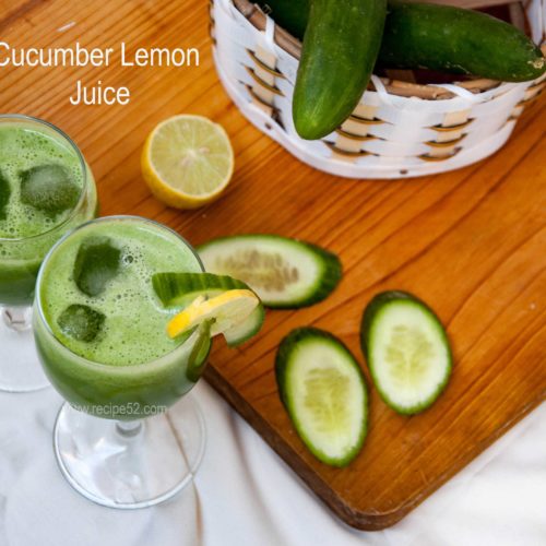 cucumber lemon juice