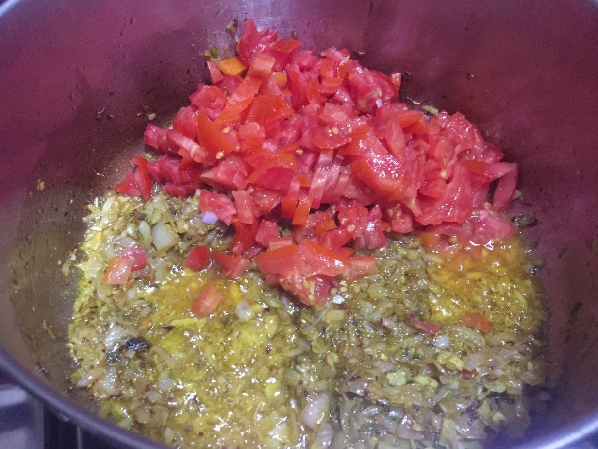 Add tomatoes.