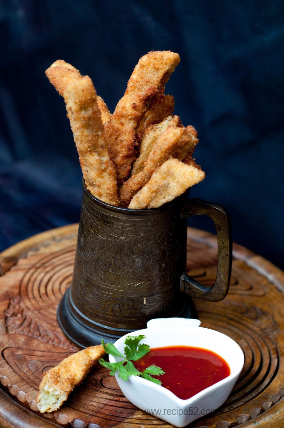 Fried Eggplant fries recipe