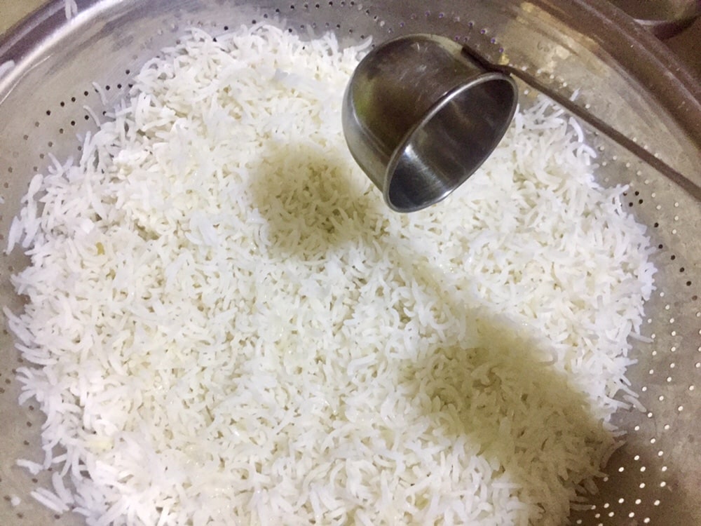 boil rice for biryani