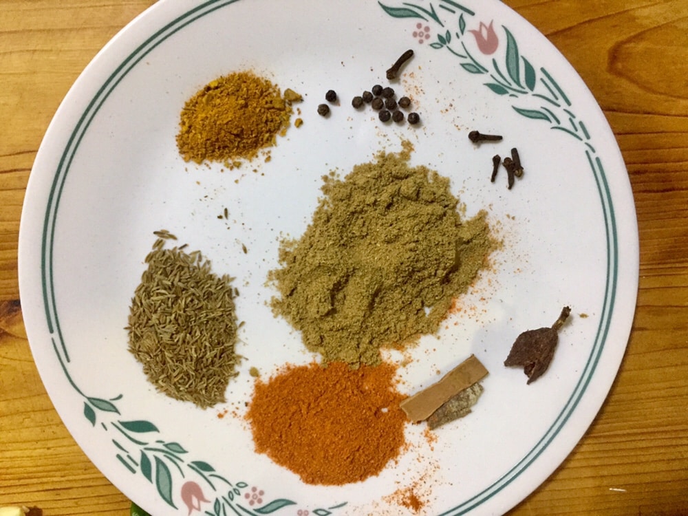 Spices for meat.