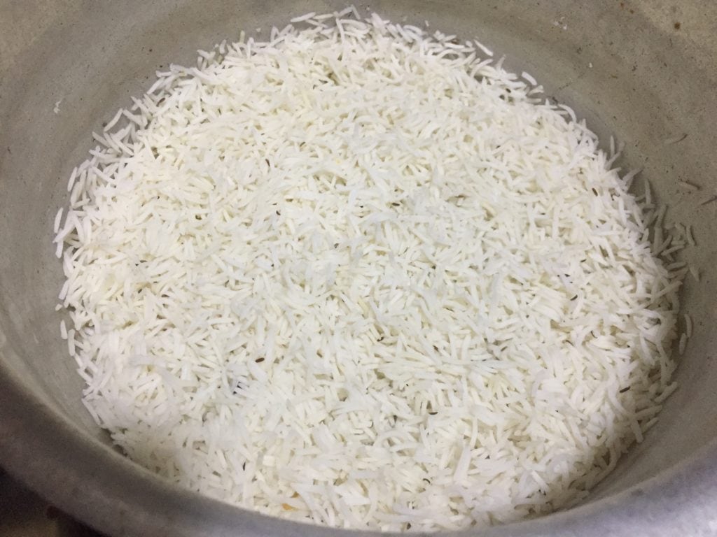 1 layer of rice