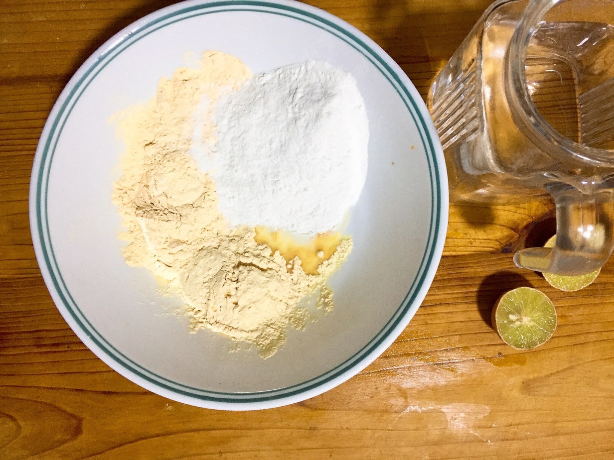 Make coconut base.