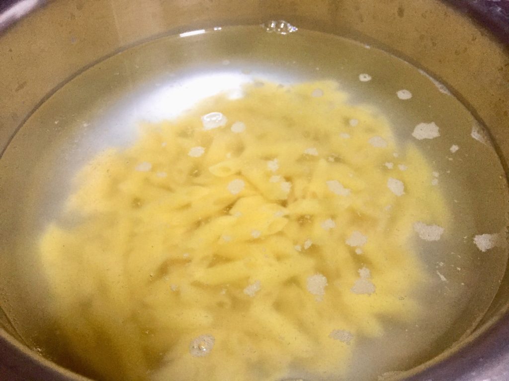 Boil pasta