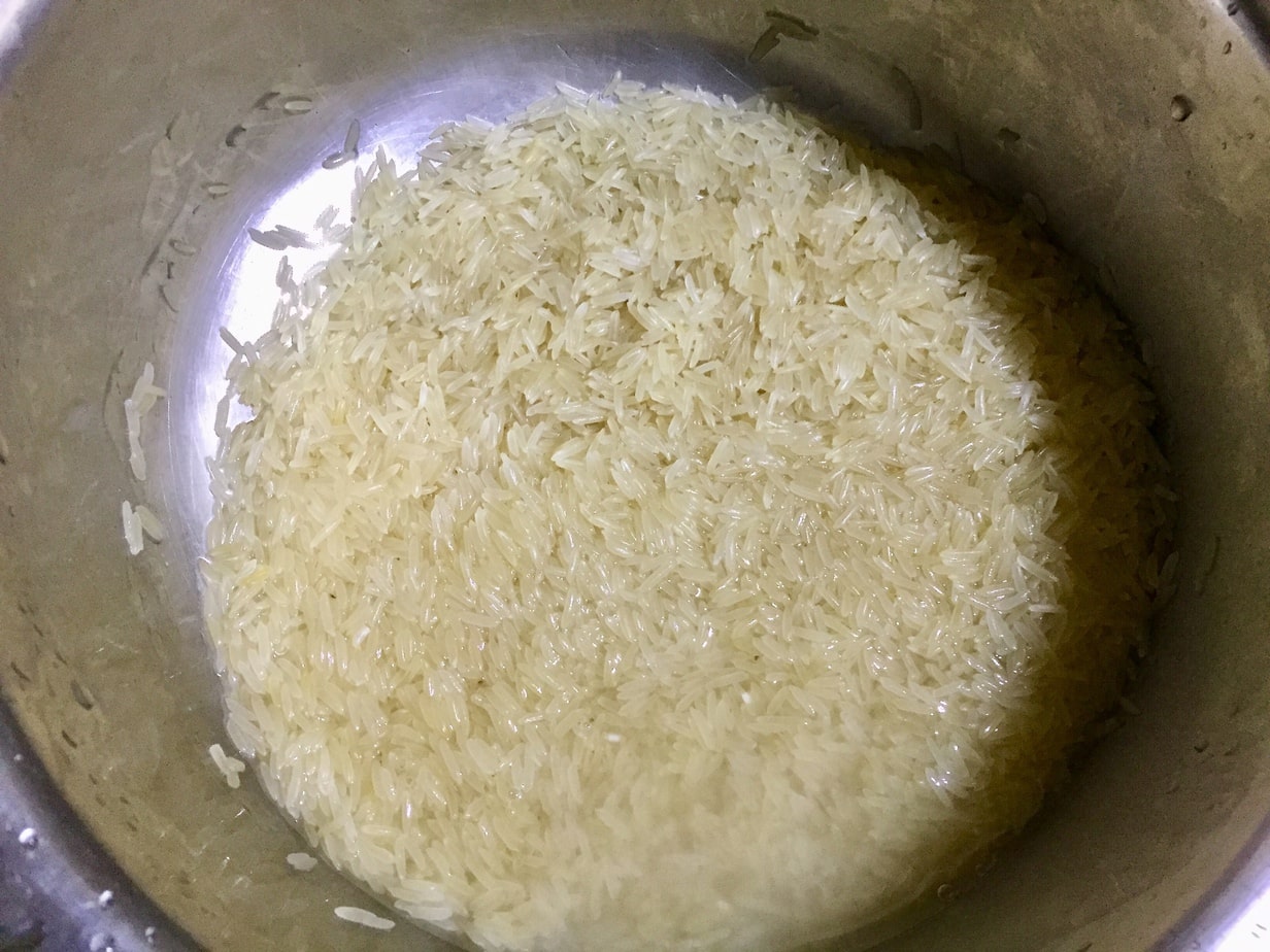 rice for vegetable biryani