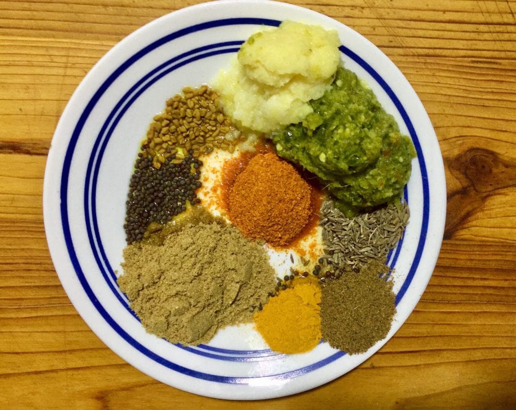 spices for vegetable biryani