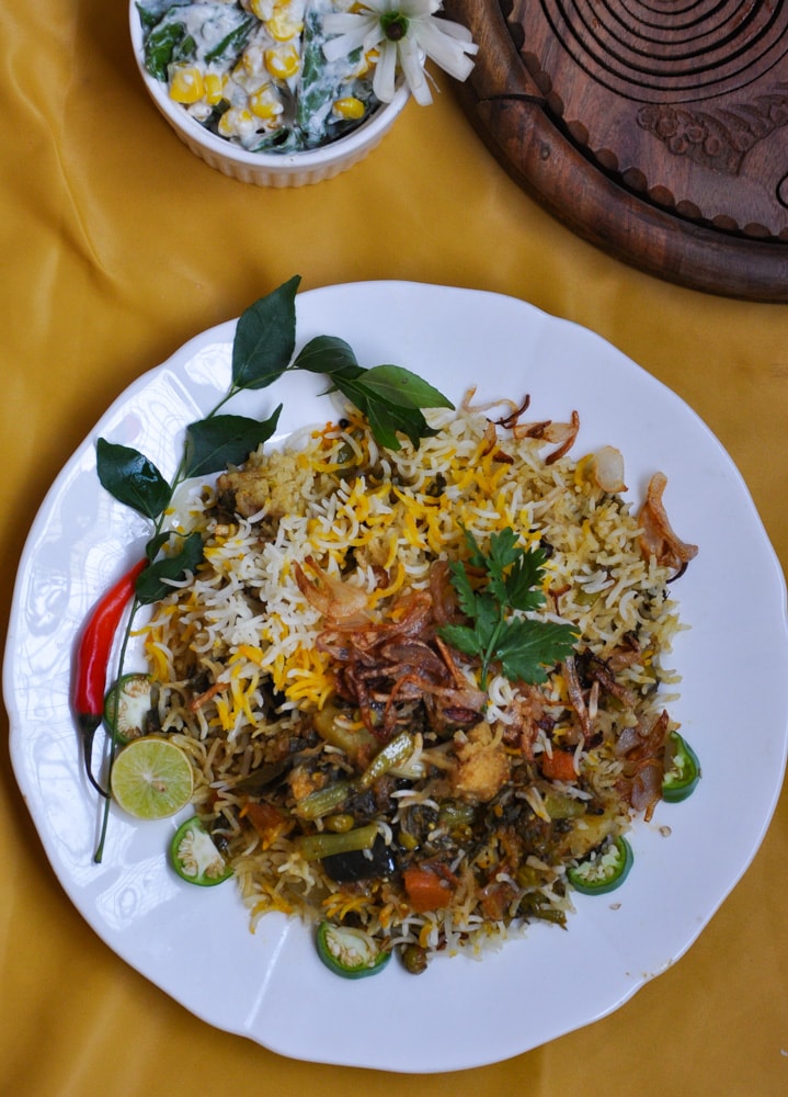 easy vegetable biryani recipe