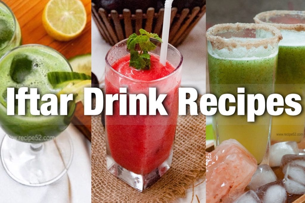 Ramdan iftar drink recipes collection.