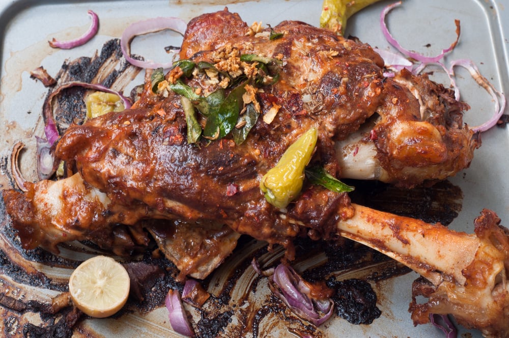 Mutton Leg roast Recipe