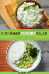 cucumber yogurt salad pin it image