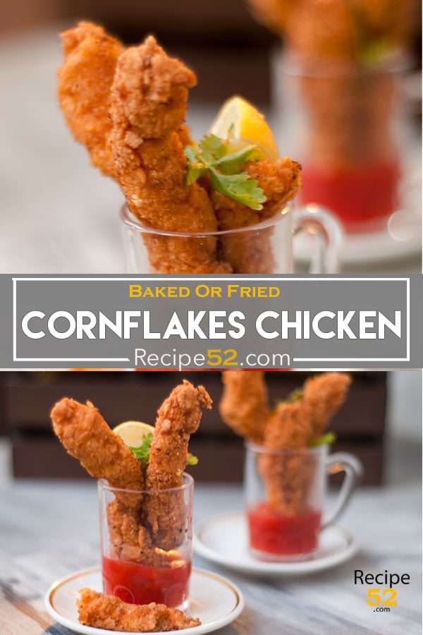 how to make fried chicken with corn flakes