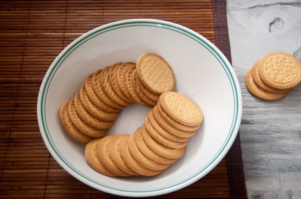 Biscuit in a bowl.