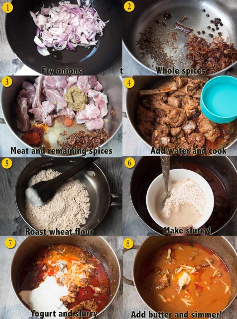 Steps to make Mutton matka Gosht