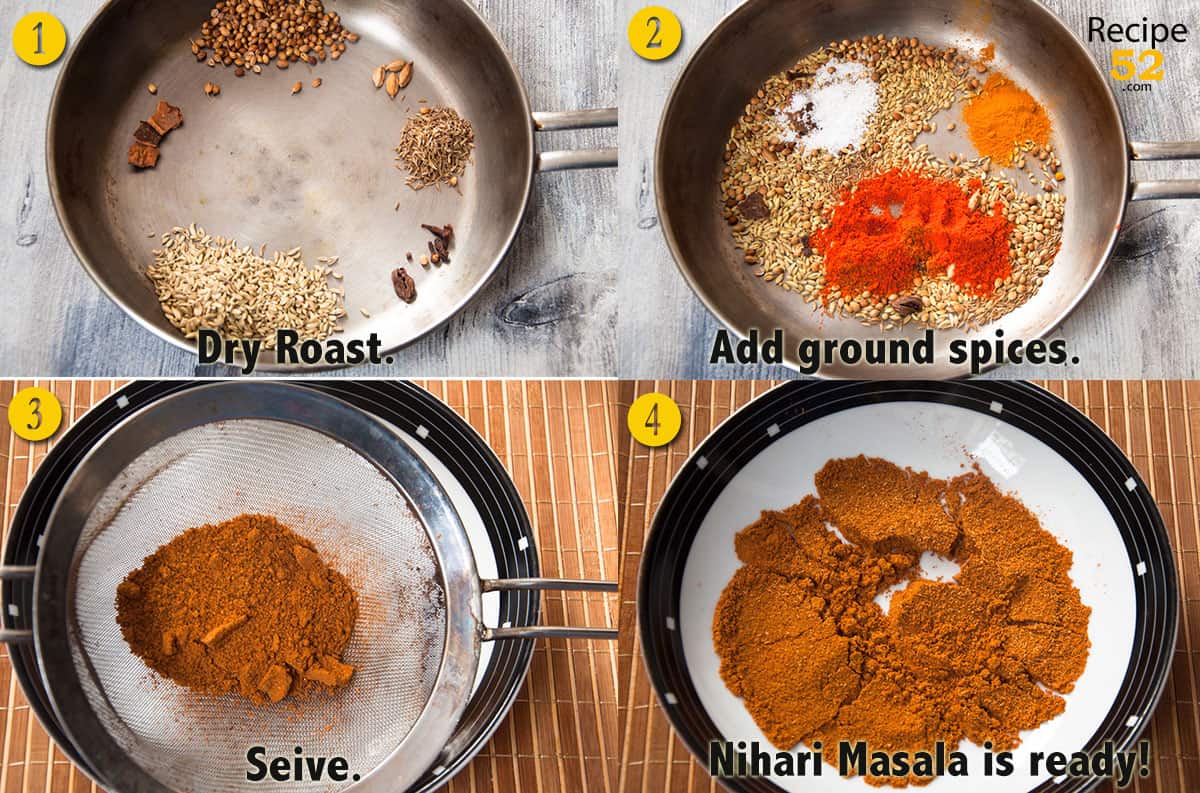 Steps to make Nihari masala