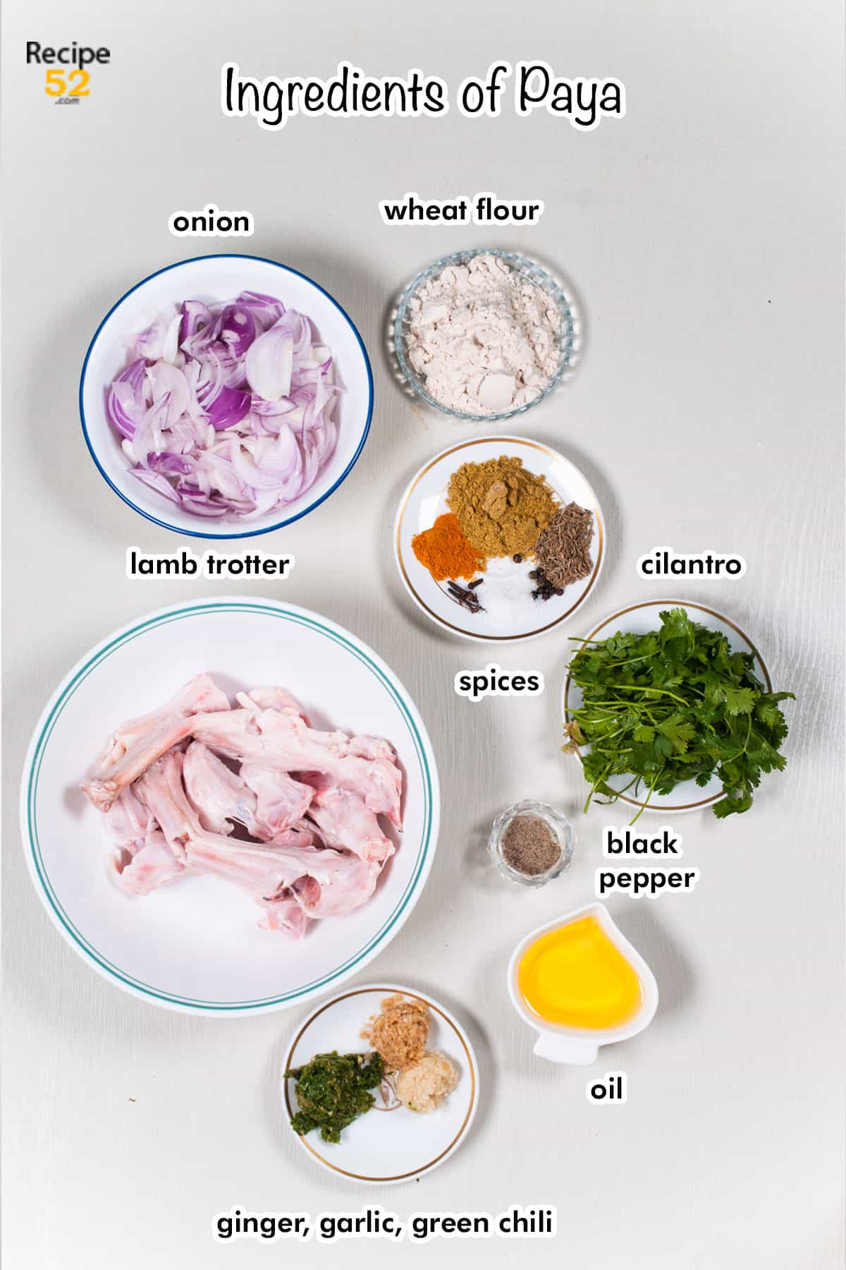 Ingredients of paya