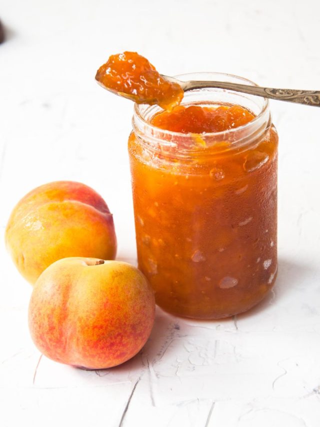 Peach Jam without Pectin