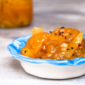 Delicious Indian mango chutney.