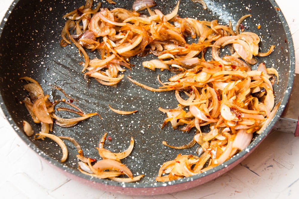 Caramelizing technique.