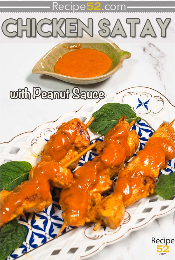 Thai Chicken Satay - Recipe52.com