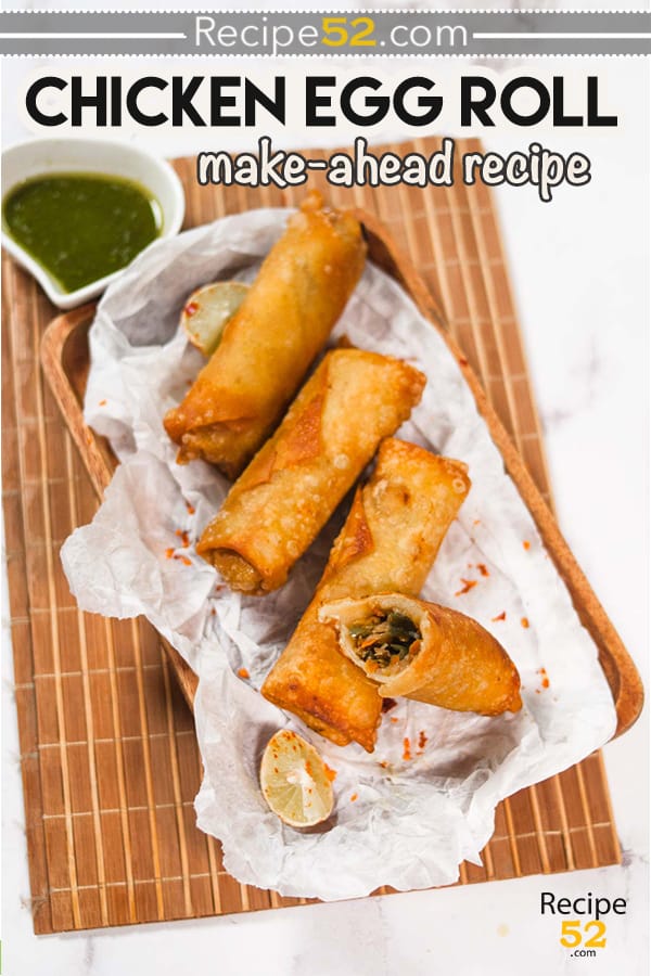 Chicken Egg Roll Recipe