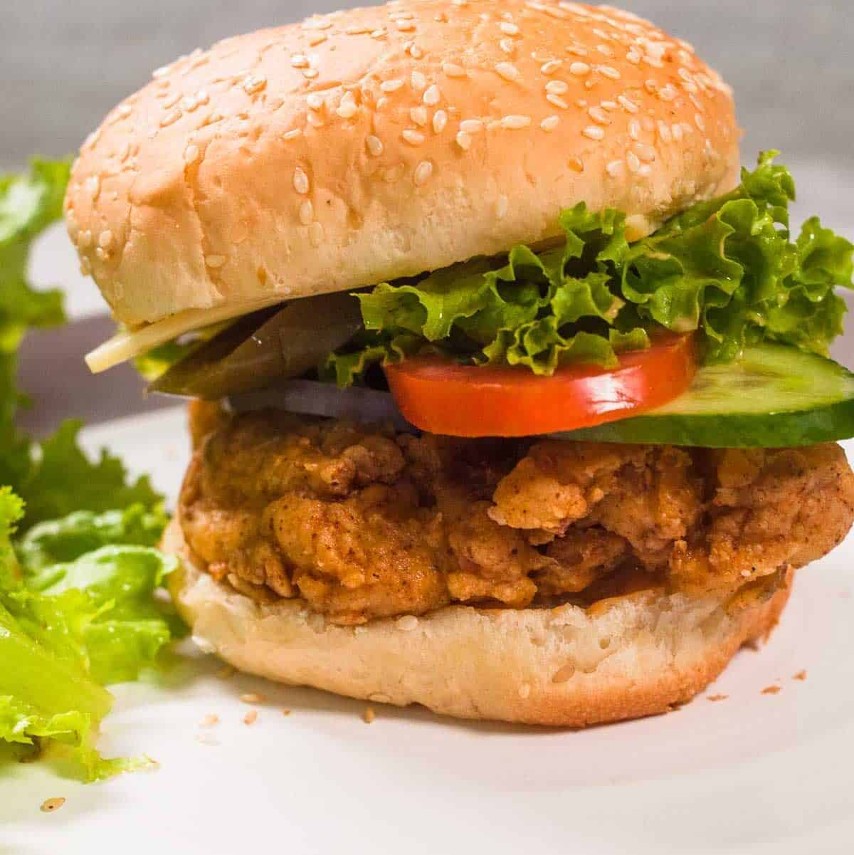Spicy Chicken Sandwich - Recipe52.com