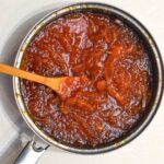 Zesty grapefruit preserve in a non reactive pan. - 11